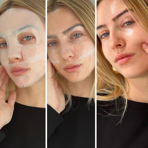 Masque visage au collagène