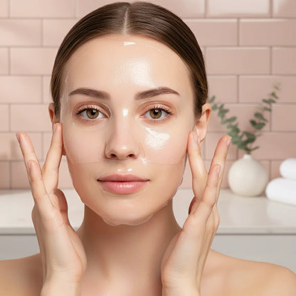 Masque visage au collagène