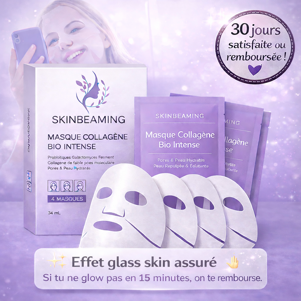 Masque visage au collagène